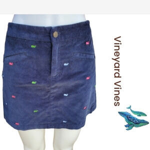 Vineyard‎ Vines blue corduroy skirt 8